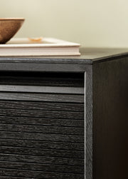 Hifive tambour and glass sideboard 200