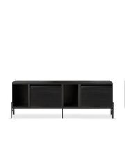 Hifive low sideboard 150 - Black painted oak