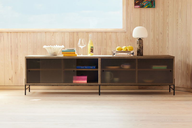 Hifive low glass sideboard 200