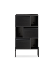 Hifive tall cabinet Black painted oak