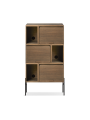 Hifive tall cabinet Smoked oak