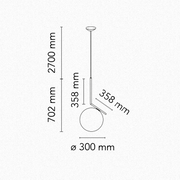 Flos IC 10 Anniversary - S2 Suspension Lamp - MyConcept Hong Kong