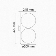 Flos IC C/W1 DOUBLE Wall-Ceiling Lamp - MyConcept Hong Kong