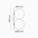 Flos IC C/W1 DOUBLE Wall-Ceiling Lamp - MyConcept Hong Kong