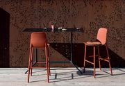 SHARKY Counter Stool (HIGH BACK) - Aluminium Base - MyConcept Hong Kong