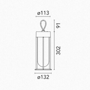 Flos In Vitro Unplugged Lamp - MyConcept Hong Kong