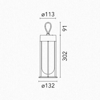 Flos In Vitro Unplugged Lamp - MyConcept Hong Kong