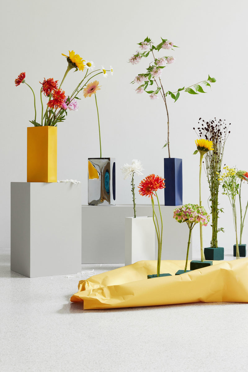 Into vase