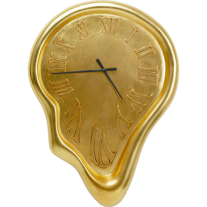 Wall Clock Big Drop Gold 92x127cm - MyConcept Hong Kong