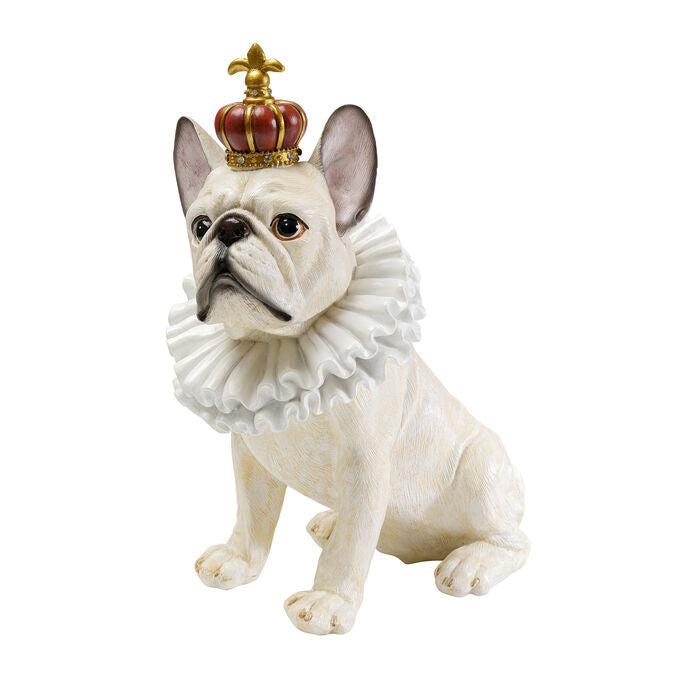 Deco Figurine King Dog White 33cm - MyConcept Hong Kong