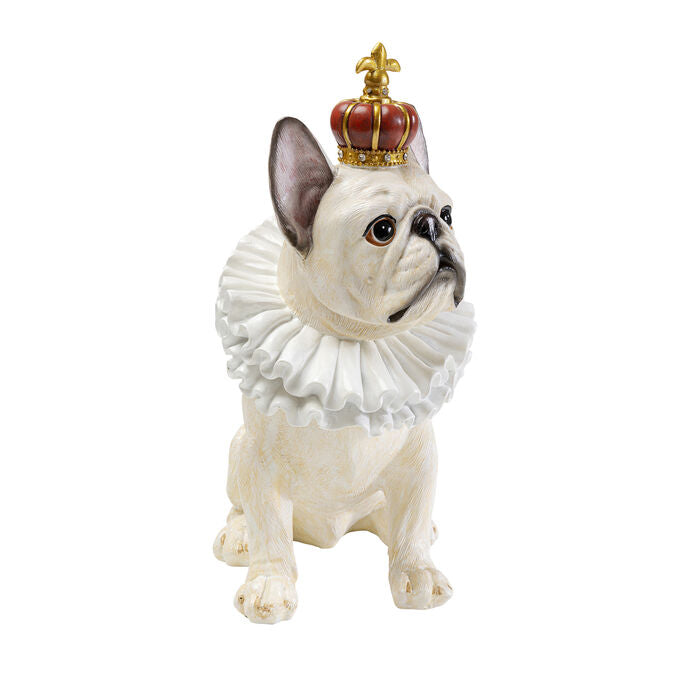 Deco Figurine King Dog White 33cm - MyConcept Hong Kong