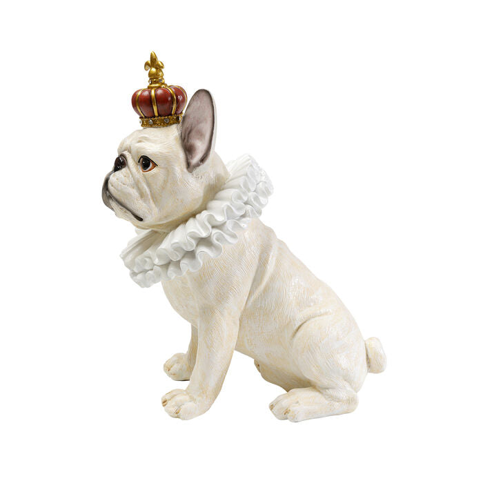 Deco Figurine King Dog White 33cm - MyConcept Hong Kong