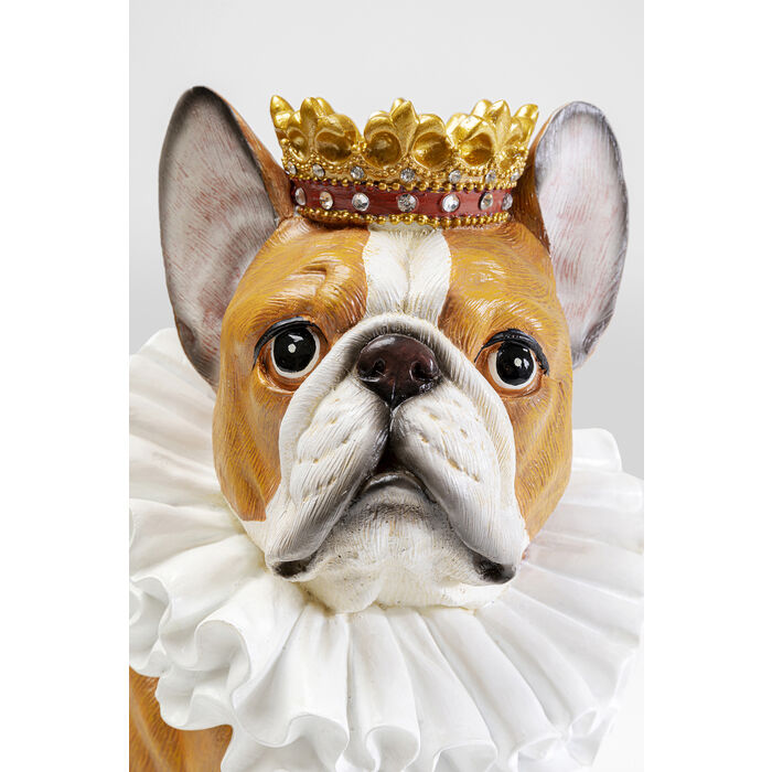 Deco Figurine King Dog Brown 29cm