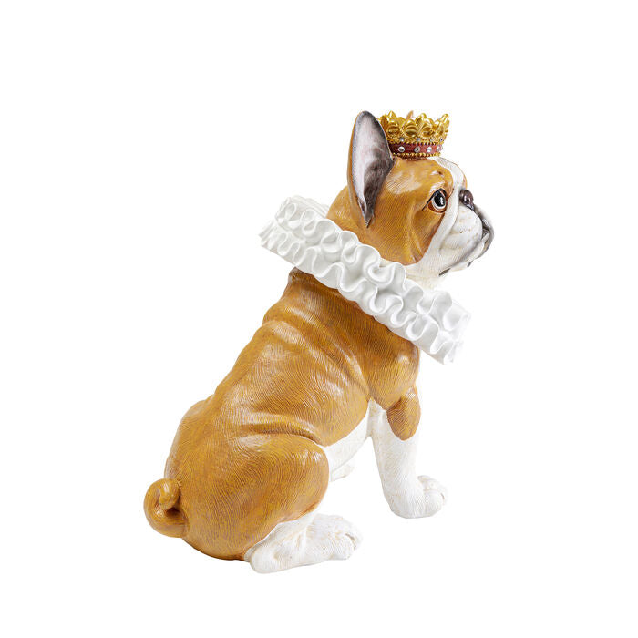 裝飾雕像國王狗棕色 29 厘米