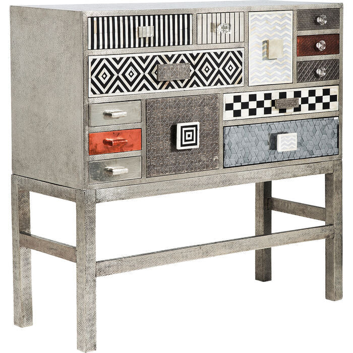 High Dresser Chalet Silver 13 Drawers - MyConcept Hong Kong