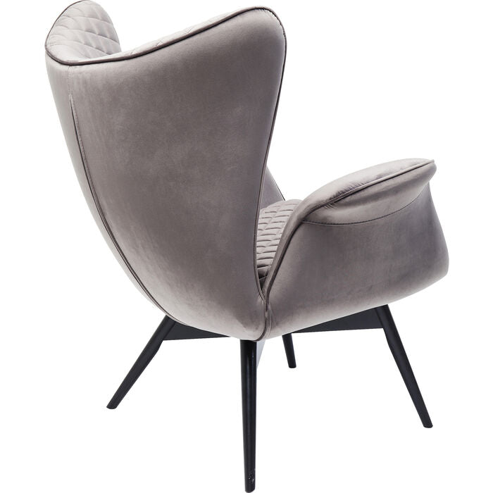 Armchair Tudor Velvet Silvergrey - MyConcept Hong Kong