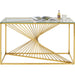 Console Laser Gold Clear Glass 120x40cm - MyConcept Hong Kong