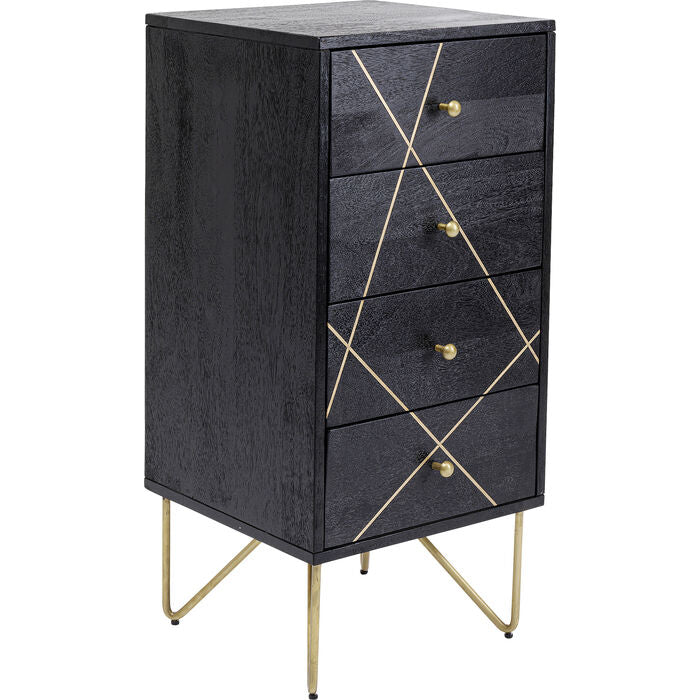 Dresser Gold Vein 4 Drawers 40x88cm - MyConcept Hong Kong