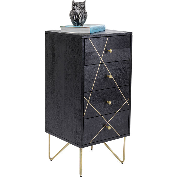 Dresser Gold Vein 4 Drawers 40x88cm - MyConcept Hong Kong