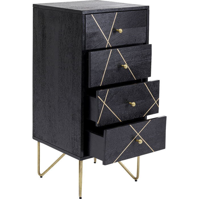 Dresser Gold Vein 4 Drawers 40x88cm - MyConcept Hong Kong