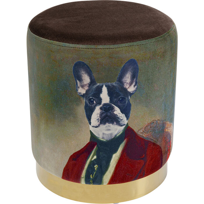 Stool Cherry Mr. Dog Brass Ø32cm - MyConcept Hong Kong