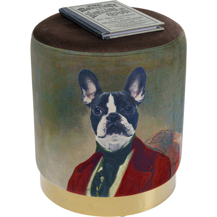 Stool Cherry Mr. Dog Brass Ø32cm - MyConcept Hong Kong