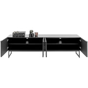 Lowboard Soran Black 180x40cm - MyConcept Hong Kong