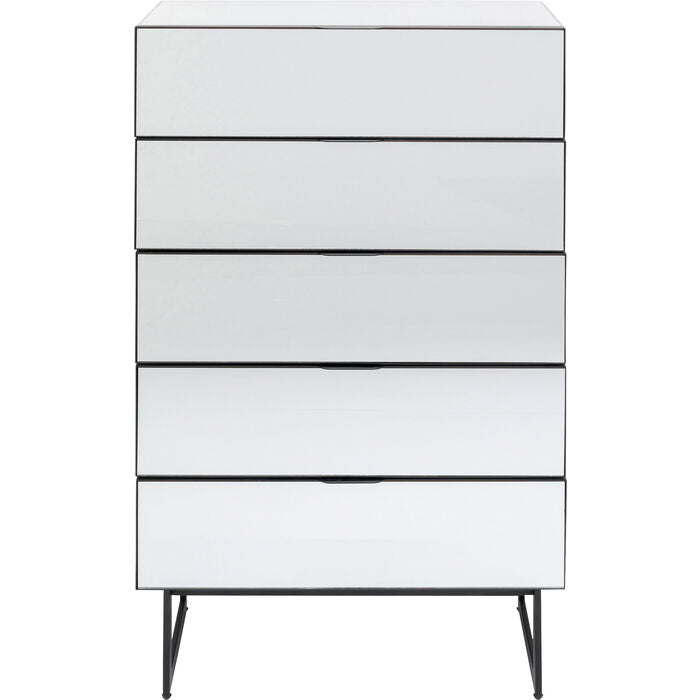 Dresser Soran 5 Drawers Black 65x114cm - MyConcept Hong Kong