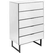 Dresser Soran 5 Drawers Black 65x114cm - MyConcept Hong Kong