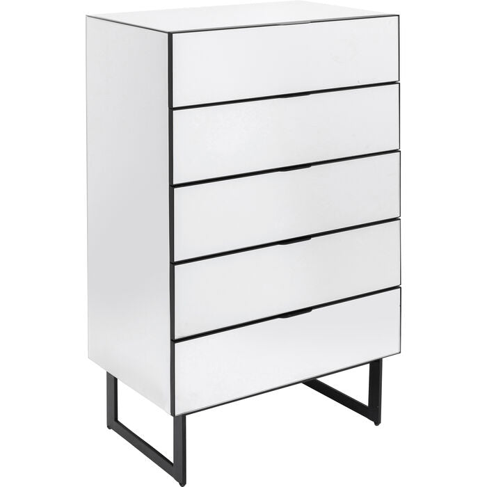 Dresser Soran 5 Drawers Black 65x114cm - MyConcept Hong Kong