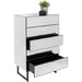 Dresser Soran 5 Drawers Black 65x114cm - MyConcept Hong Kong