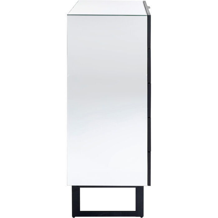 Dresser Soran 5 Drawers Black 65x114cm - MyConcept Hong Kong