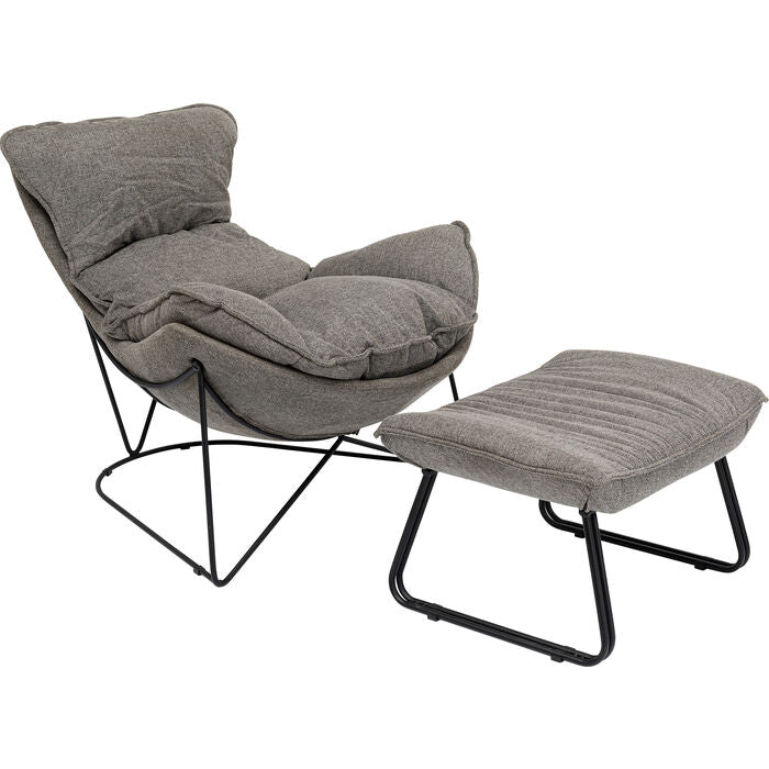 Armchair with Stool Snuggle (2/part) - MyConcept Hong Kong
