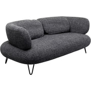 Sofa 2-Seater Peppo Melange Black 182cm - MyConcept Hong Kong