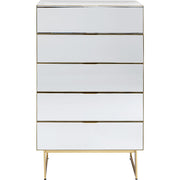 Dresser Soran 5 Drawers Gold 65x114cm - MyConcept Hong Kong