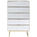 Dresser Soran 5 Drawers Gold 65x114cm - MyConcept Hong Kong