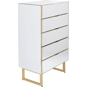 Dresser Soran 5 Drawers Gold 65x114cm - MyConcept Hong Kong