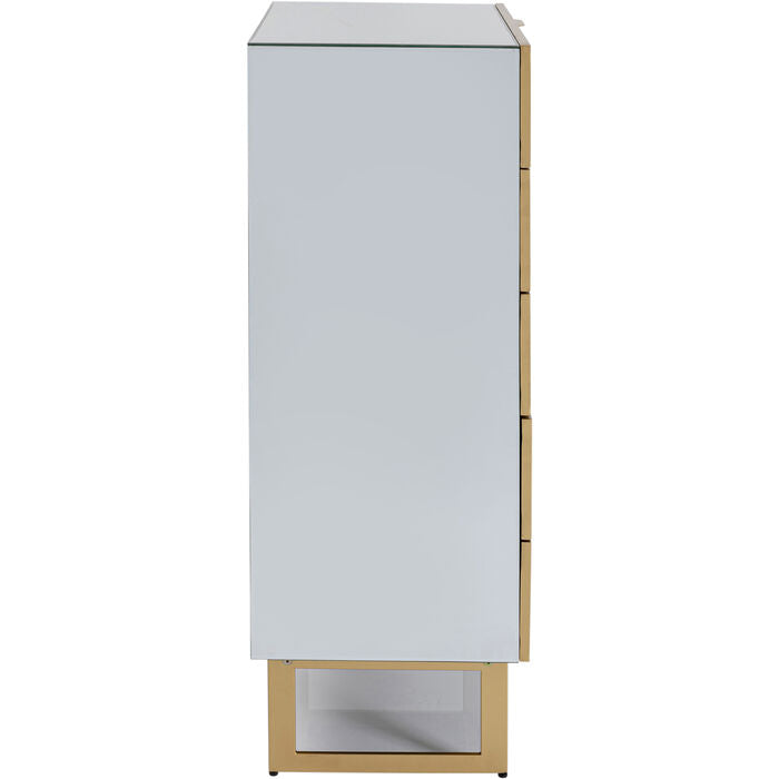 Dresser Soran 5 Drawers Gold 65x114cm - MyConcept Hong Kong