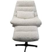 Swivel Armchair + Stool Columbia - MyConcept Hong Kong