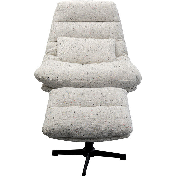 Swivel Armchair + Stool Columbia - MyConcept Hong Kong