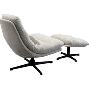 Swivel Armchair + Stool Columbia - MyConcept Hong Kong