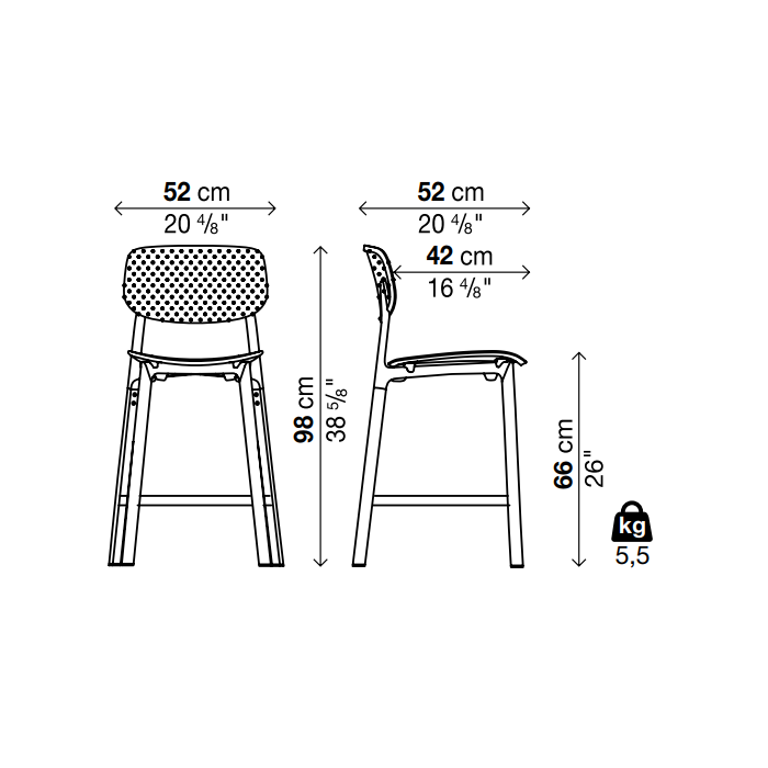 COLANDER Counter Stool - MyConcept Hong Kong