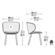 DUA Wooden Base Chair - Backrest 2 - MyConcept Hong Kong