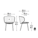 DUA Four Legs Chair  - Backrest 2 - MyConcept Hong Kong