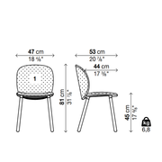 DUA Wooden Base Chair - Backrest 1 - MyConcept Hong Kong
