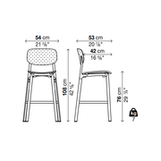 COLANDER PADDED  Bar Stool - MyConcept Hong Kong