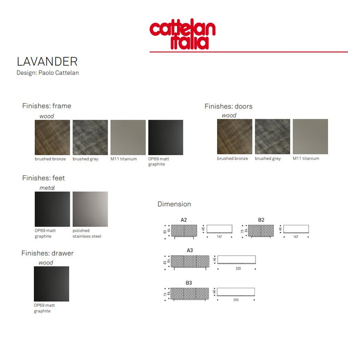 CATTELAN LAVANDER Sideboard - MyConcept Hong Kong