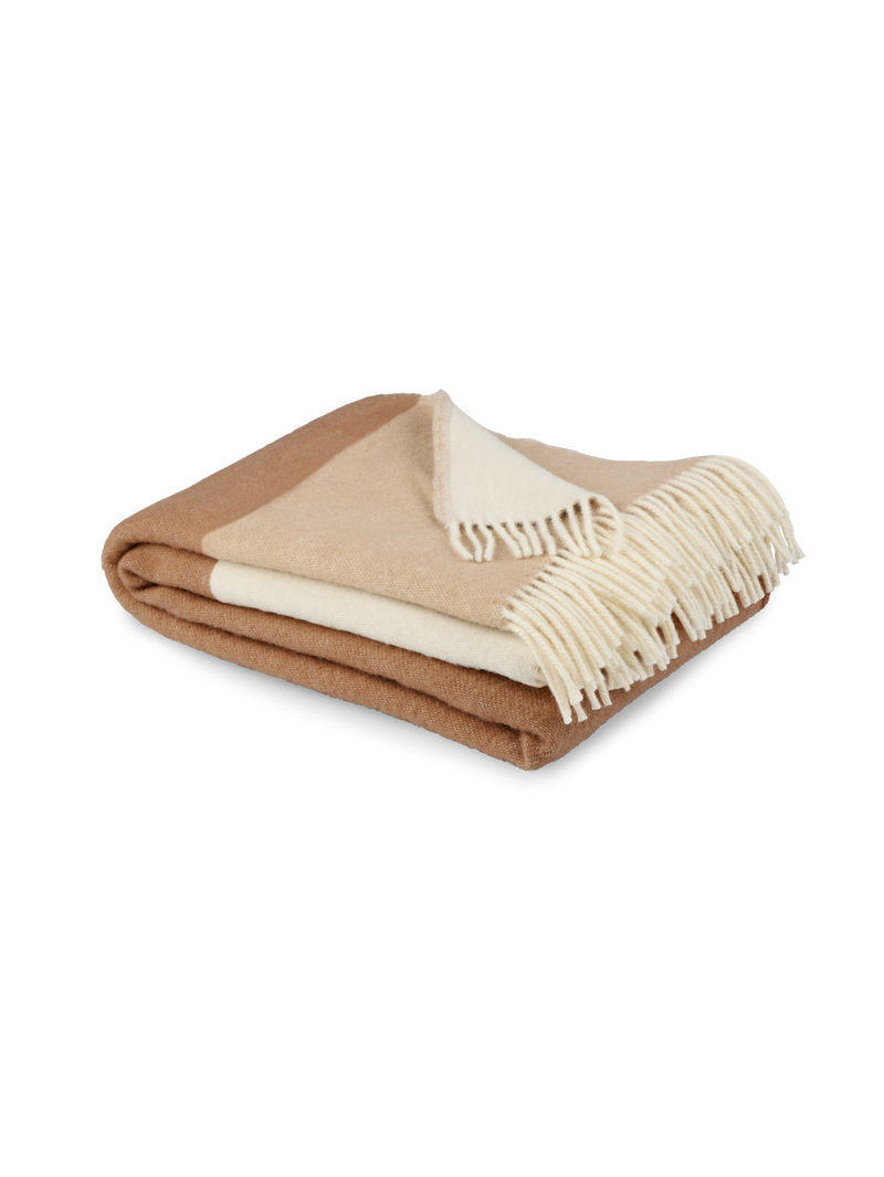 Layer throw blanket Brown