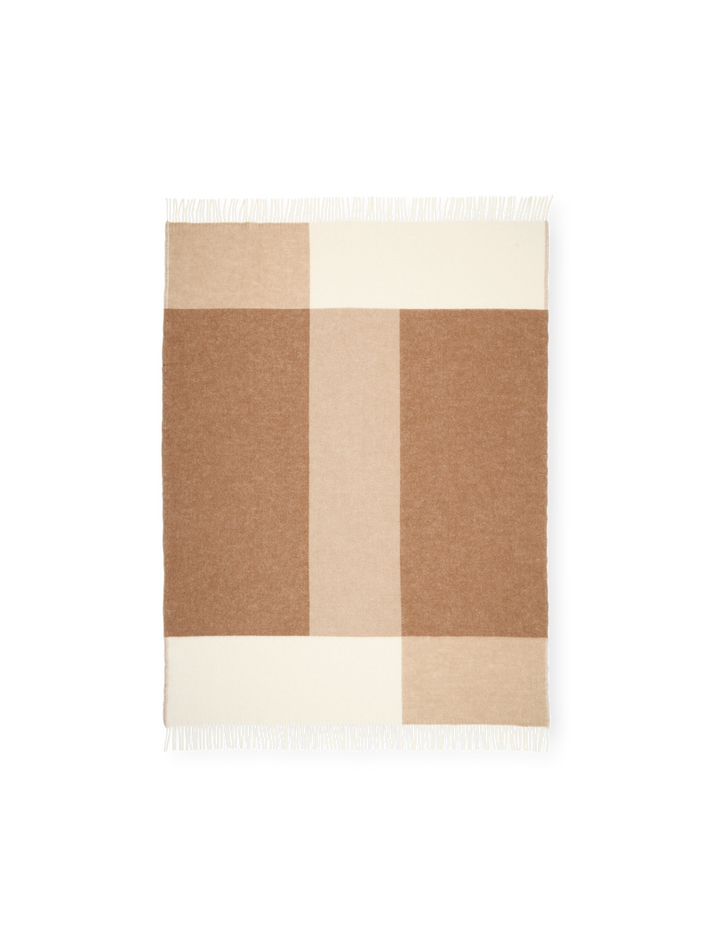 Layer throw blanket Brown
