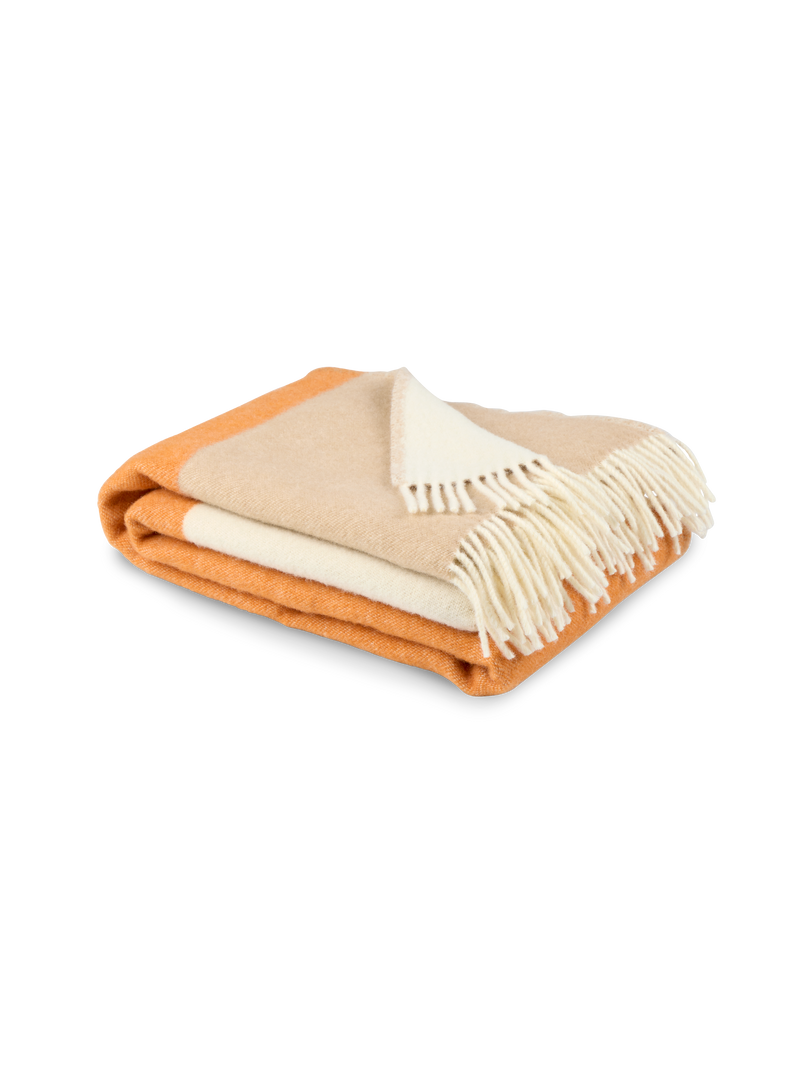 Layer throw blanket Orange